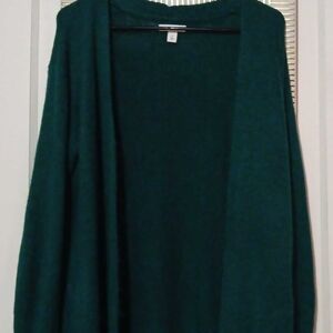 💜 3/$15💜Nine West Dark Green Duster Cardigan💜